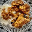 Pollo con almendras