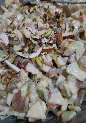 A picture of Creamy Fruit Chaat.