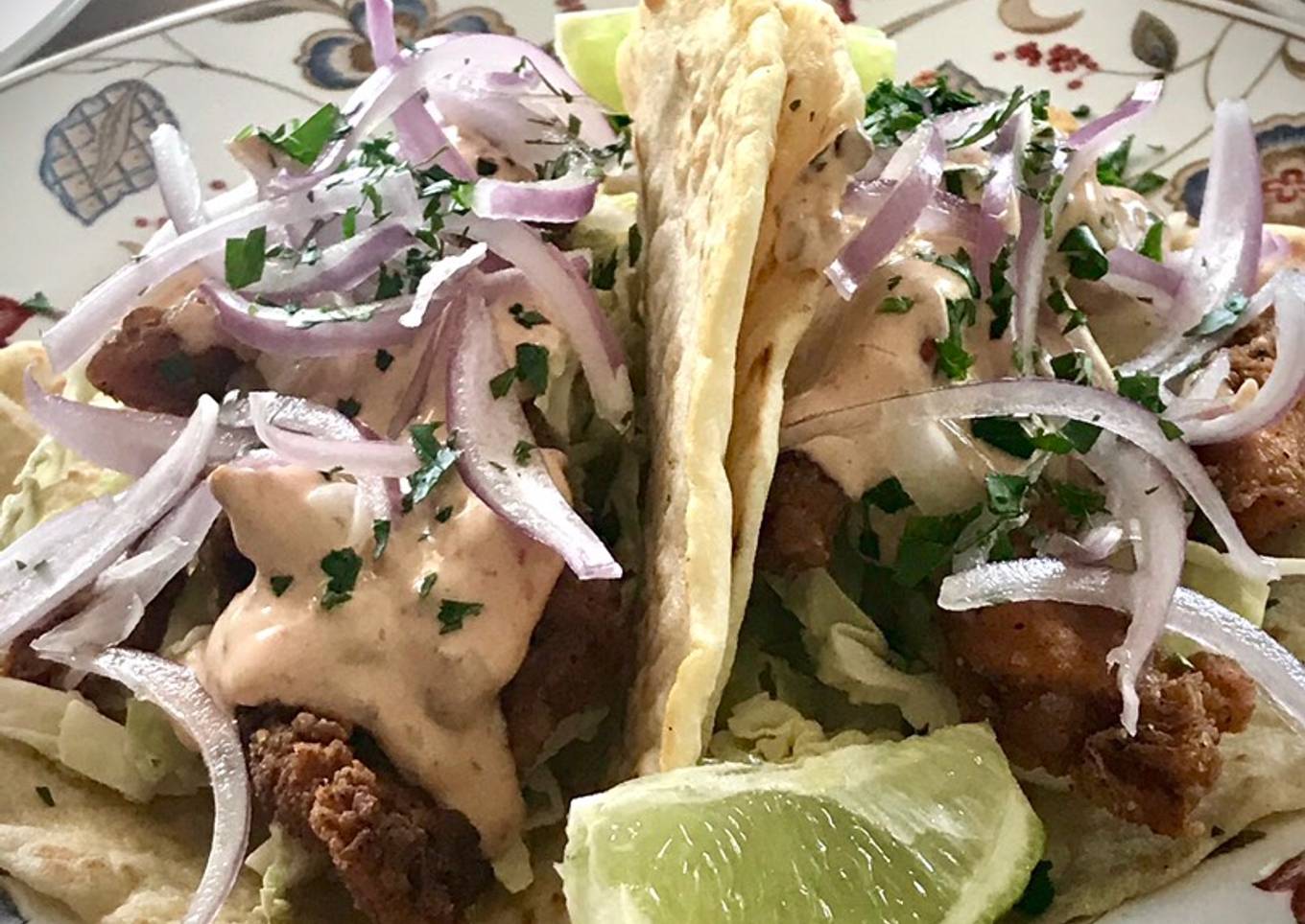 Tacos de pollo (paso a paso)
