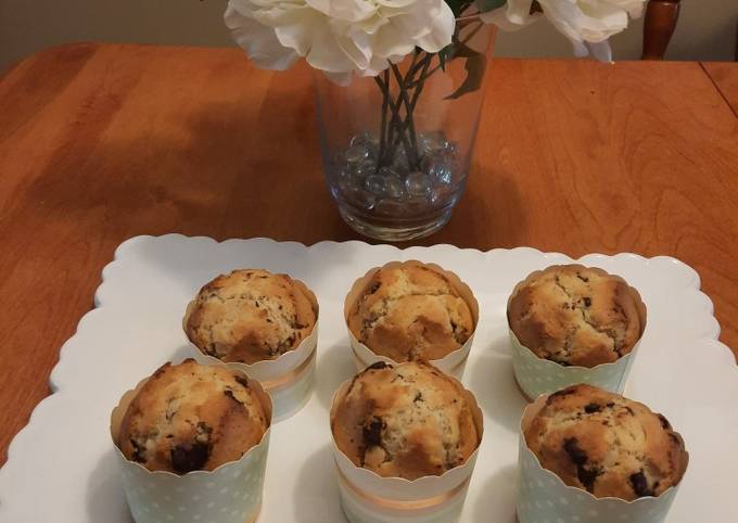 Recipe of Perfect Chocolate chip coconut muffins