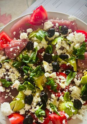 Une photo de Salade fraicheur sans façon