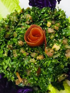 صورة لوصفة تبولة