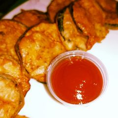 A picture of Bengan ke pakory.