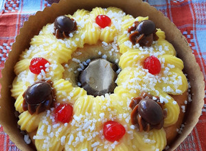 Una foto de Rosca de Pascua casera