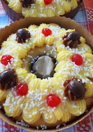 Una foto de Rosca de Pascua casera