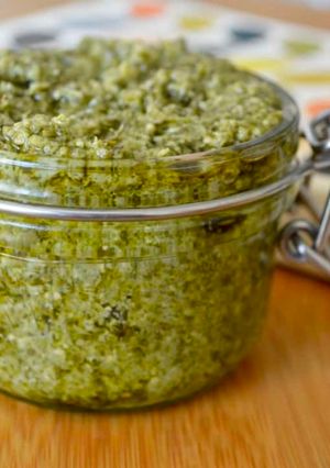 A picture of Dairy Free Basil Pesto.