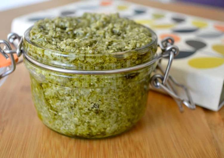 Step-by-Step Guide to Prepare Any-night-of-the-week Dairy Free Basil Pesto