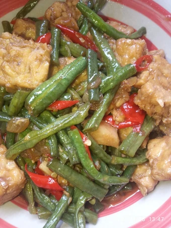Cara Gampang Menyiapkan Resep Tumis tempe kacang panjang kecap yang Bisa Manjain Lidah Anti Ribet, Mantap