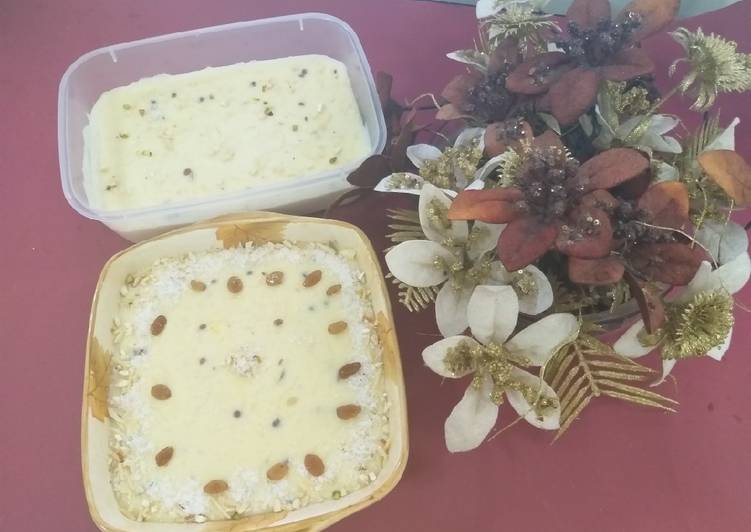 Recipe of Ultimate Rice almond kheer