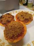 Baked Grapefruit with Oatmeal Crumble