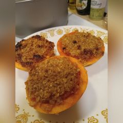 Baked Grapefruit with Oatmeal Crumble A picture of Baked Grapefruit with Oatmeal Crumble.