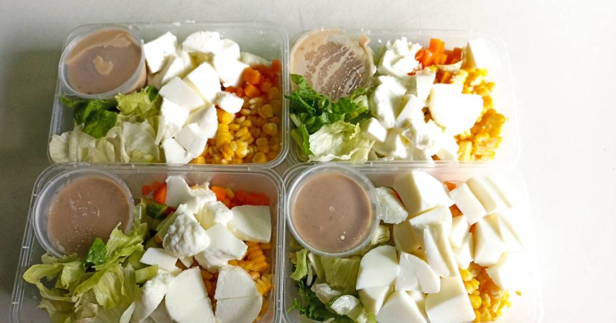 Resep Salad Sayur Putih Telur Mudah dan Praktis Dihidangkan