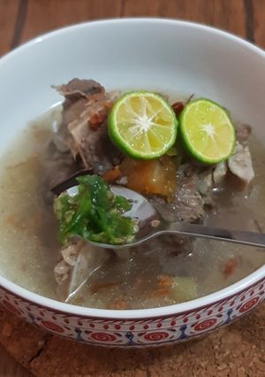 Foto resep Sup iga bumbu padang kaya rasa