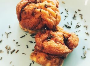 Foto principal de Mini fritatas de 3 quesos en freidora de aire