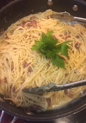 A picture of Perfect Spaghetti Carbonara.