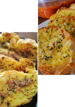 Foto resep Garlic Bread Meet With Cheese and Beef Ala Pizza Hut