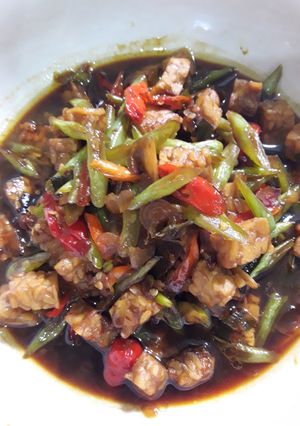 Foto resep Oseng Tempe Buncis