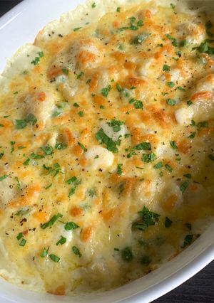 A picture of Easy Peasy Gnocchi Gratin.