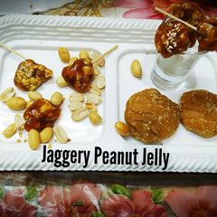 Jaggery Peanuts Jelly A picture of Jaggery Peanuts Jelly.