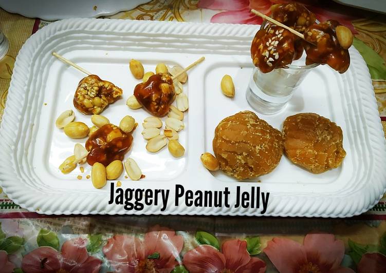 Steps to Prepare Perfect Jaggery Peanuts Jelly