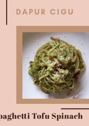 Foto resep Spaghetti Tofu Pempek Spinach