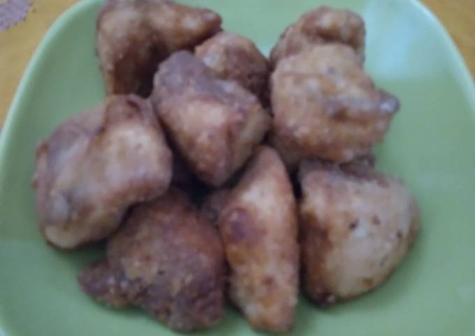 Ayam goreng tepung simple