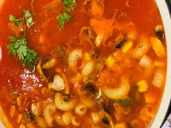 Easy Ways Prepare|Recipe} Macroni and vegetable Soup Anti-Fail