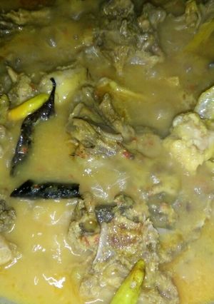 Foto resep Ayam Kampung Tanpa Santan(krebek kuning)
