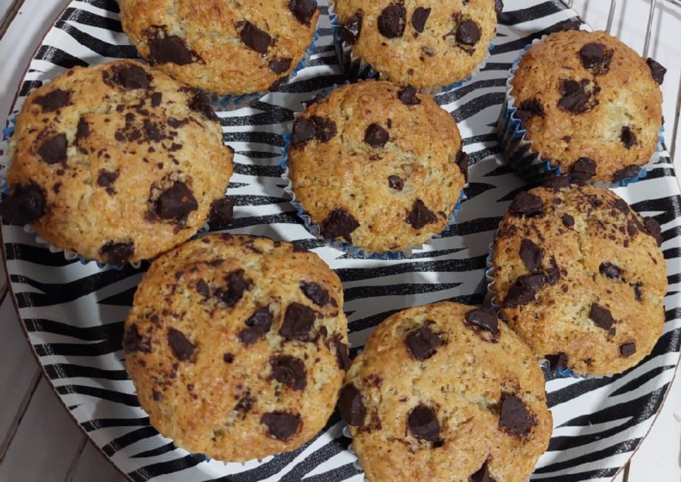 Banana - Chocolate Chip Muffins 😍