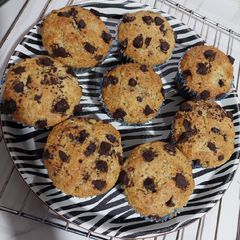 A picture of Banana - Chocolate Chip Muffins 😍.