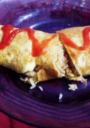 A picture of Japanese Omurice.