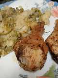 Muslos de pollo al romero en airfryer
