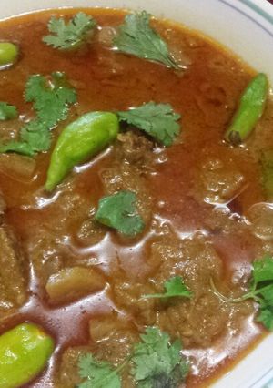 A picture of Lokhi ghosht.