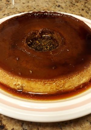 Una foto de Flan de huevo