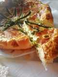 Torta salata ricotta e asparagi