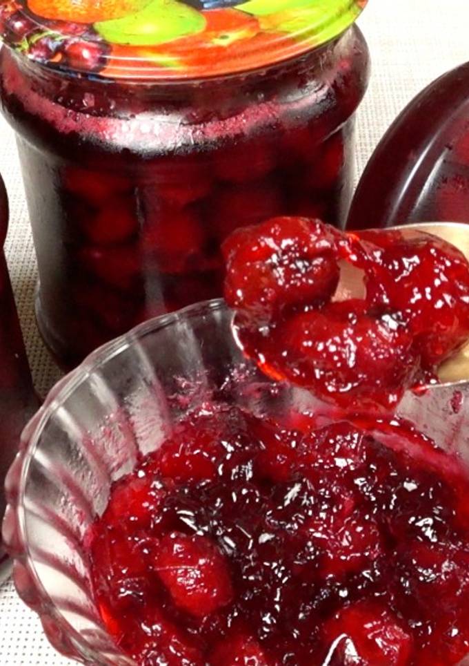 Вишня в желе на зиму | Cherries in jelly for the winter