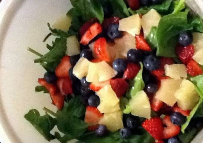 Simple Way to Prepare Quick Amber&#39;s Famous Fruit Salad