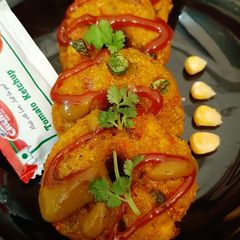 A picture of Corn Veggie cutlets.