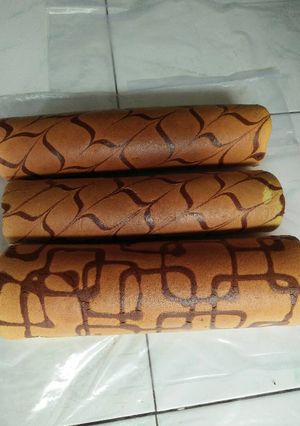Foto resep Bolu gulung pandan isi coklat keju ekonomis