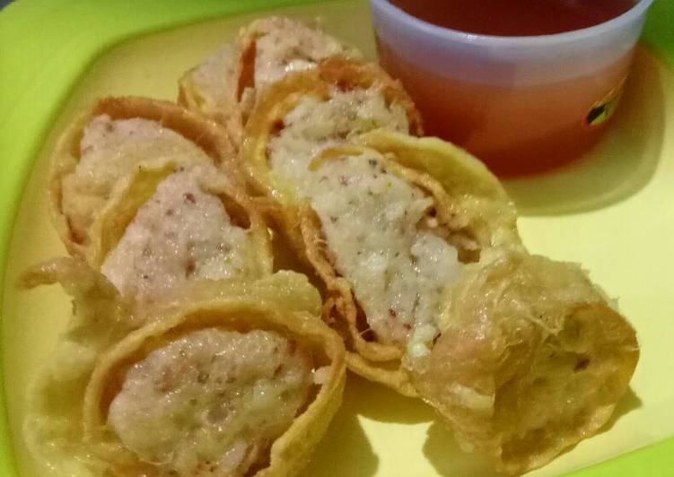 Resep masakan Eggroll Rice Cornet | Bahan Membuat Eggroll Rice Cornet Yang Enak Dan Mudah