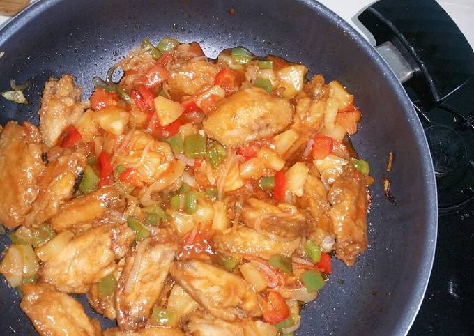 Resep Sweet and sour chicken, Enak Banget