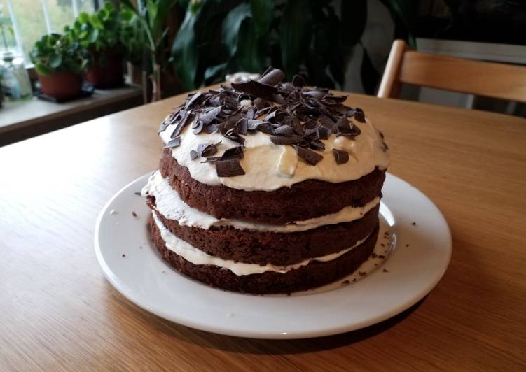 Steps to Prepare Super Quick Homemade Black Forest Cake