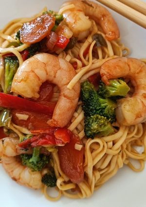 A picture of Easy noodle stir fry.