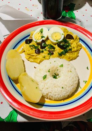 Una foto de Ají de Gallina 🌶🍗