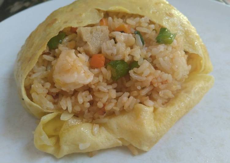 Omurice#korean omelete rice#indonesian taste