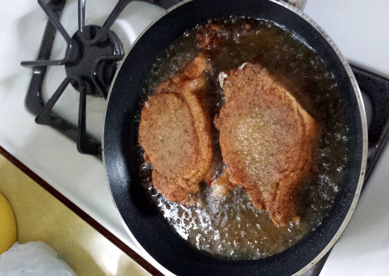Melt in your mouth fried chops