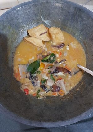 Foto resep Ikan asap pari masak santan,simpl endess