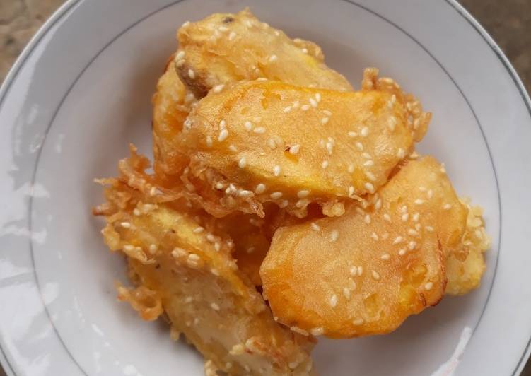 Ketela goreng wijen