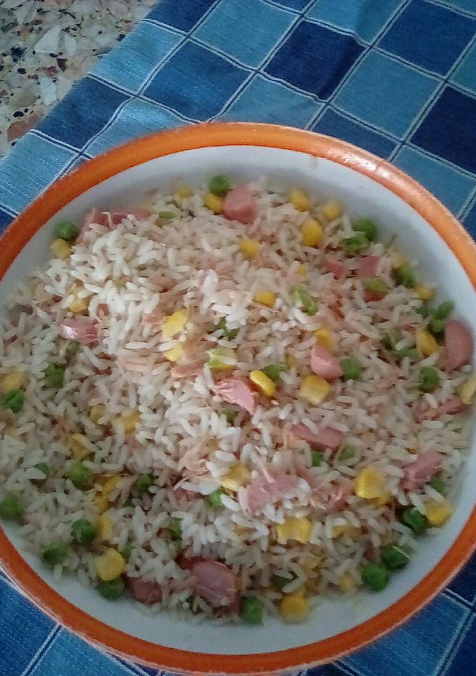 Una foto de Ensalada de arroz
