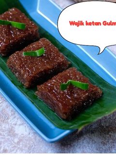 Foto resep Wajik ketan Gula merah (gula merah)